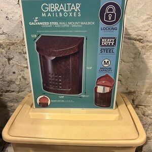 Gibraltar Galvanized Steel Wall Mount Mailbox in Aged Copper